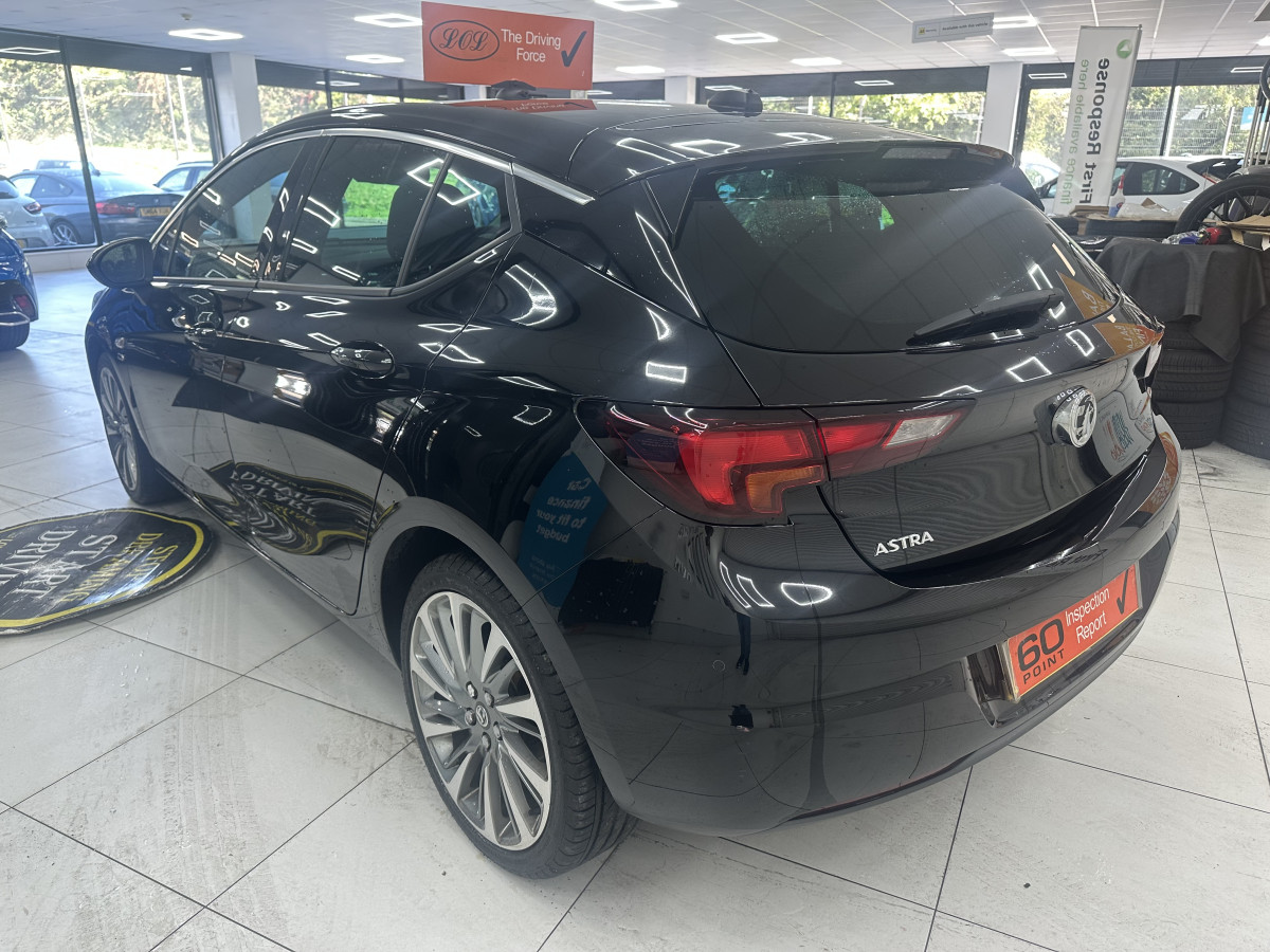 2021 (SEPT) VAUXHALL ASTRA 1.2 TURBO 145 GRIFFIN EDITION with BLACK LEATHER