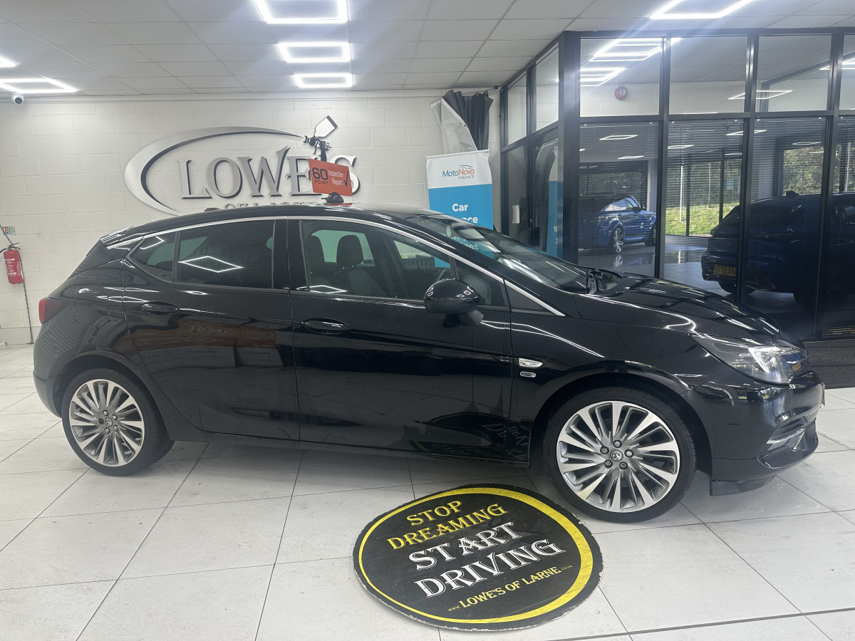 2021 (SEPT) VAUXHALL ASTRA 1.2 TURBO 145 GRIFFIN EDITION with BLACK LEATHER