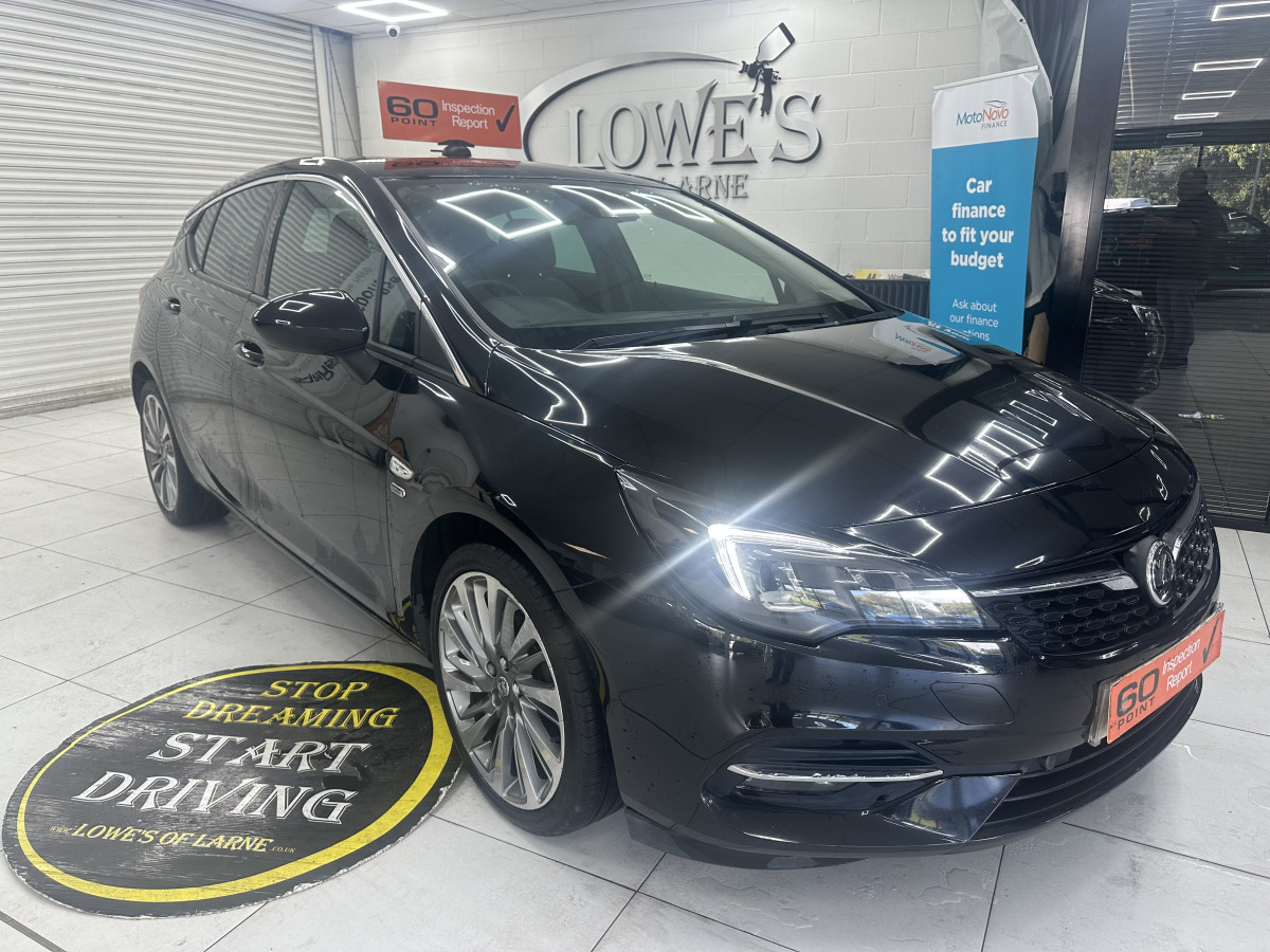 2021 (SEPT) VAUXHALL ASTRA 1.2 TURBO 145 GRIFFIN EDITION with BLACK LEATHER