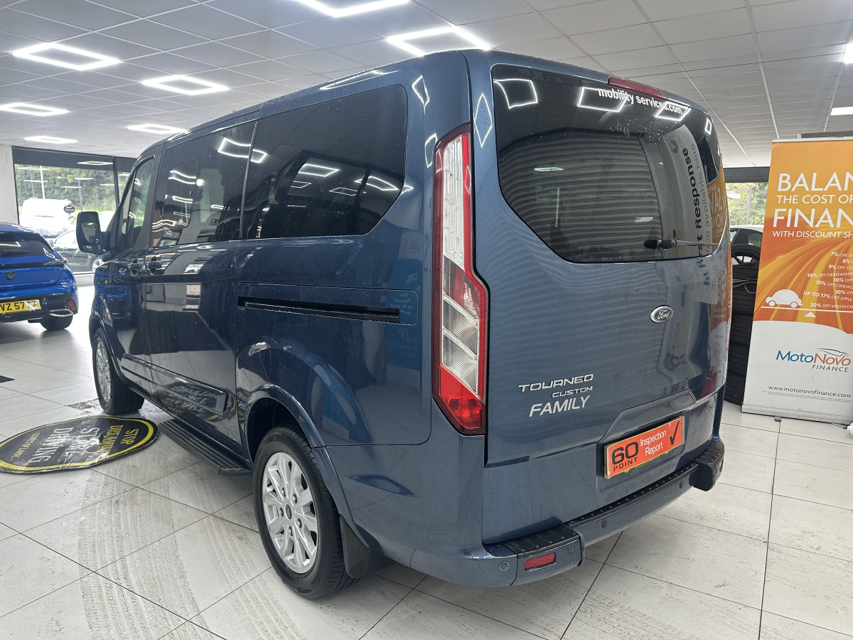 2019 (APRIL) FORD TRANSIT TOURNEO 2.0 TDCi 310 TITANIUM AUTOMATIC– 4 SEATER PLUS WHEELCHAIR ACCESSABLE VEHICLE — NO VAT