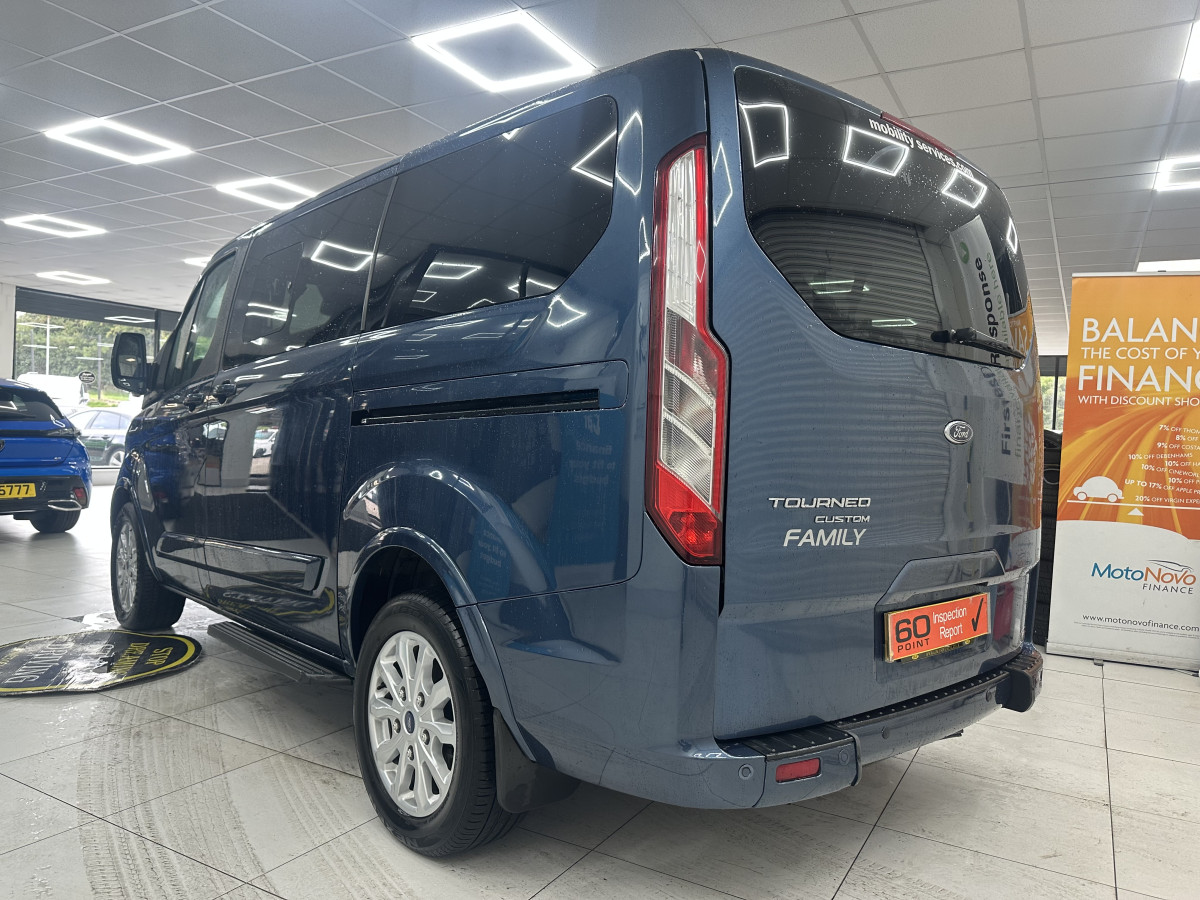 2019 (APRIL) FORD TRANSIT TOURNEO 2.0 TDCi 310 TITANIUM AUTOMATIC– 4 SEATER PLUS WHEELCHAIR ACCESSABLE VEHICLE — NO VAT