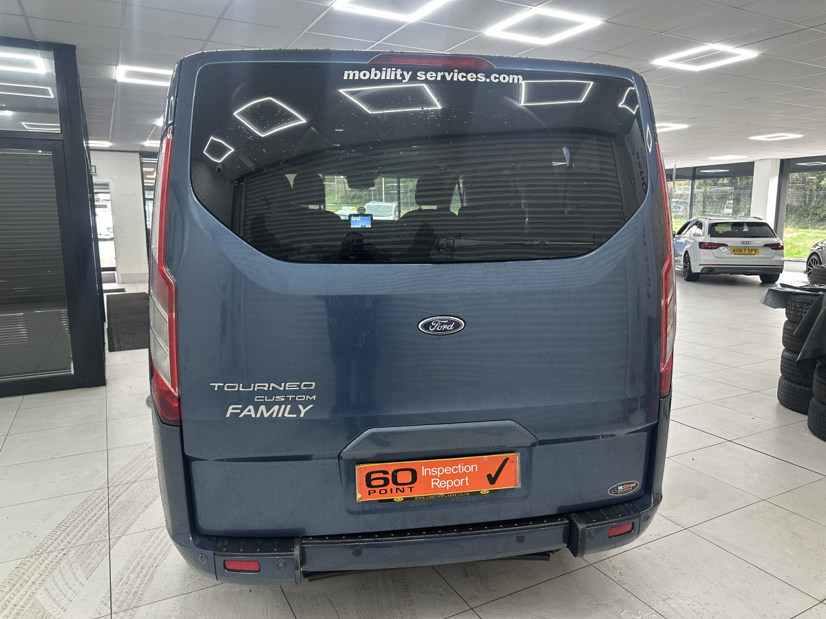 2019 (APRIL) FORD TRANSIT TOURNEO 2.0 TDCi 310 TITANIUM AUTOMATIC– 4 SEATER PLUS WHEELCHAIR ACCESSABLE VEHICLE — NO VAT