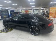 2013 AUDI A7 3.0 TDi QUATTRO 204 BHP BLACK EDITION AUTOMATIC with BLACK LEATHER & SAT NAV