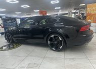 2013 AUDI A7 3.0 TDi QUATTRO 204 BHP BLACK EDITION AUTOMATIC with BLACK LEATHER & SAT NAV