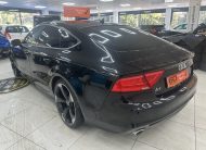 2013 AUDI A7 3.0 TDi QUATTRO 204 BHP BLACK EDITION AUTOMATIC with BLACK LEATHER & SAT NAV