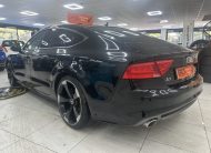 2013 AUDI A7 3.0 TDi QUATTRO 204 BHP BLACK EDITION AUTOMATIC with BLACK LEATHER & SAT NAV