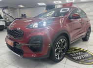 2020 KIA SPORTAGE GT-LINE 1.6 CRDi MHev DIESEL —- WITH ONLY 45,000 MILES — HOT BLACK LEATHER