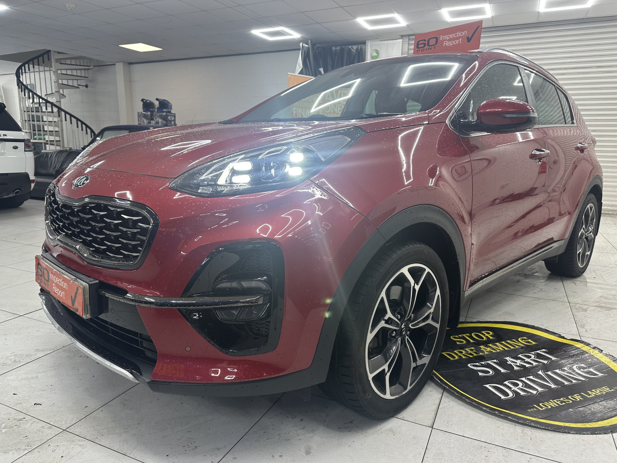 2020 KIA SPORTAGE GT-LINE 1.6 CRDi MHev DIESEL —- WITH ONLY 45,000 MILES — HOT BLACK LEATHER