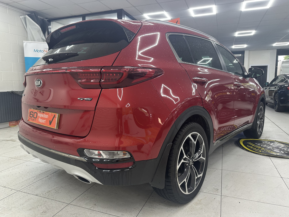 2020 KIA SPORTAGE GT-LINE 1.6 CRDi MHev DIESEL —- WITH ONLY 45,000 MILES — HOT BLACK LEATHER