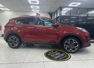 2020 KIA SPORTAGE GT-LINE 1.6 CRDi MHev DIESEL —- WITH ONLY 45,000 MILES — HOT BLACK LEATHER