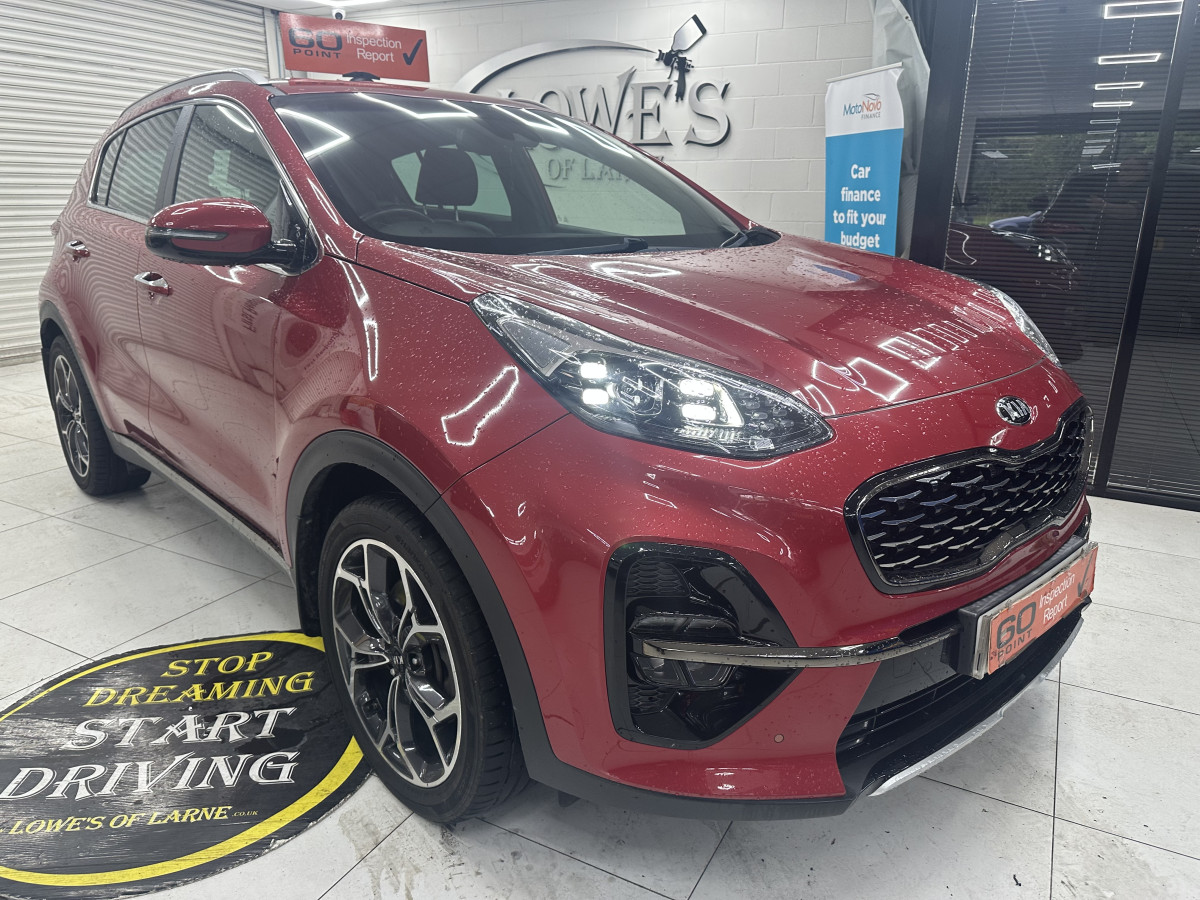 2020 KIA SPORTAGE GT-LINE 1.6 CRDi MHev DIESEL —- WITH ONLY 45,000 MILES — HOT BLACK LEATHER