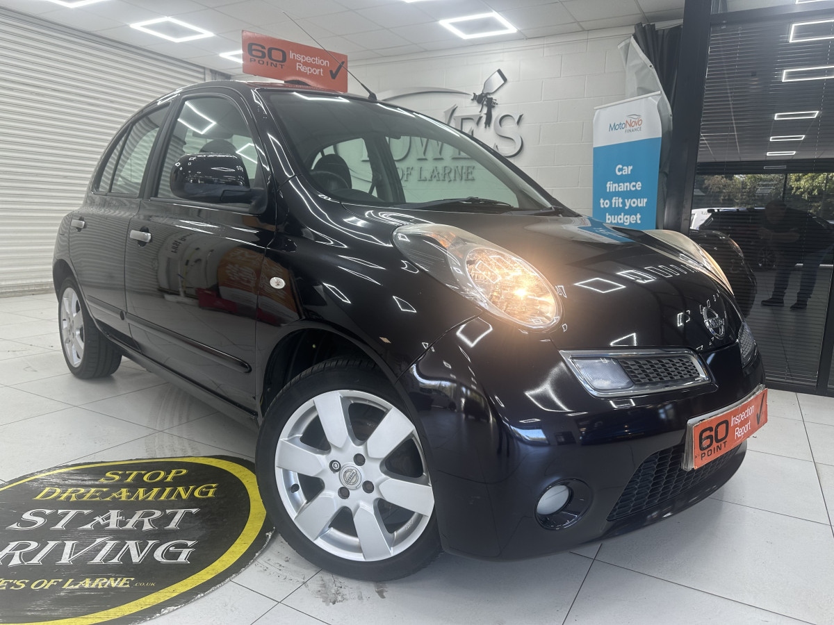 2010 NISSAN MICRA 1.2 N-TEC with SAT NAV — MOTd UNTIL 1st OCT 2027