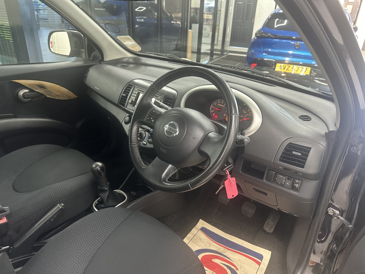 2010 NISSAN MICRA 1.2 N-TEC with SAT NAV — MOTd UNTIL 1st OCT 2027