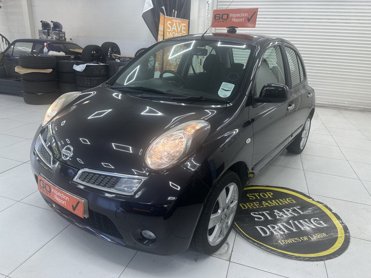 2010 NISSAN MICRA 1.2 N-TEC with SAT NAV — MOTd UNTIL 1st OCT 2027