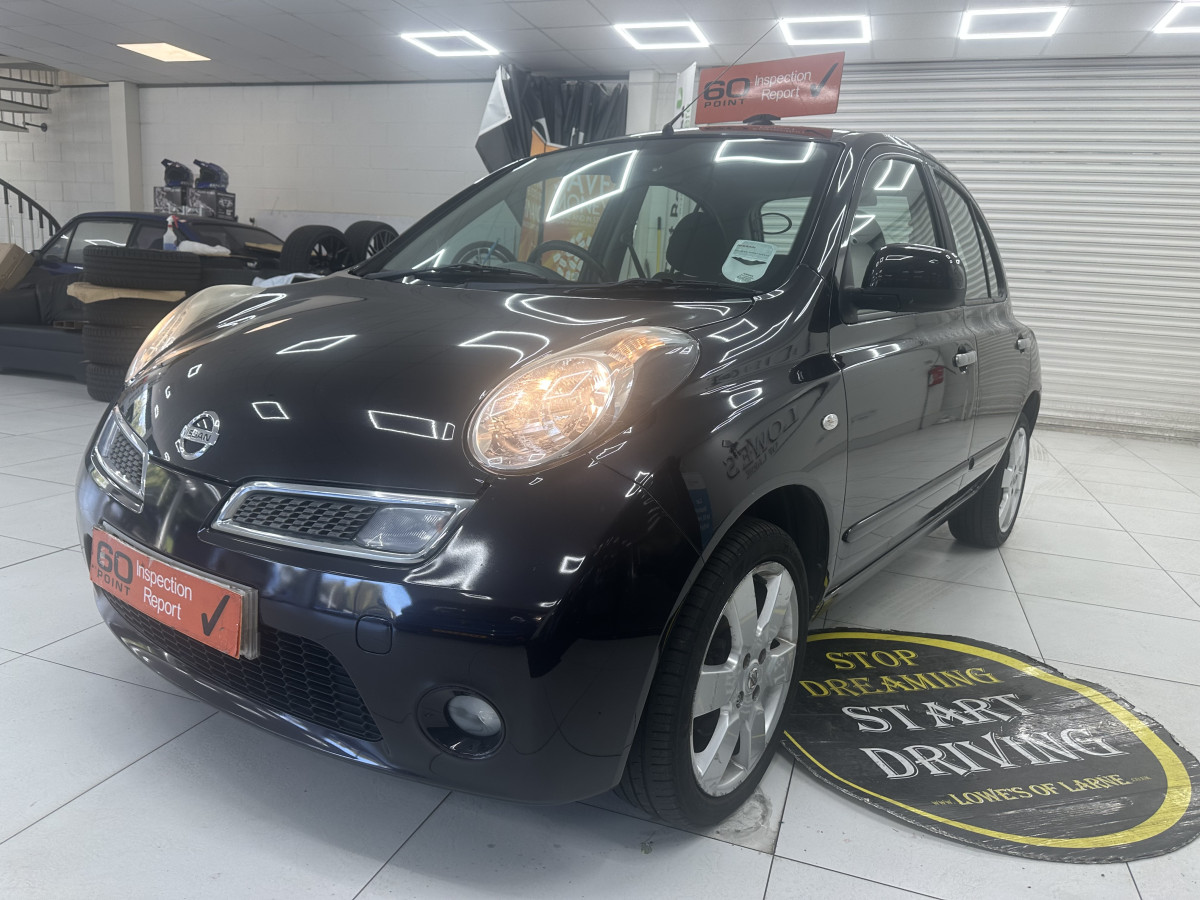 2010 NISSAN MICRA 1.2 N-TEC with SAT NAV — MOTd UNTIL 1st OCT 2027