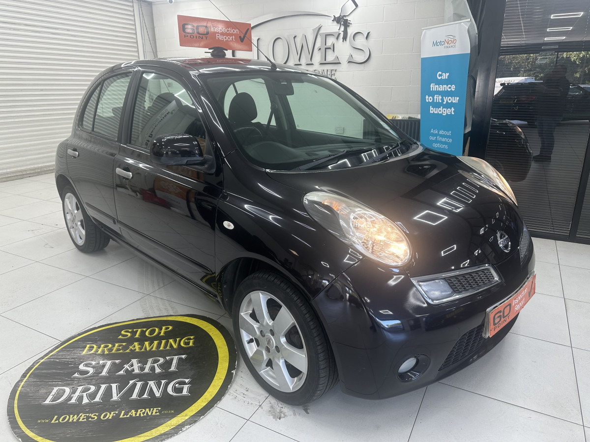 2010 NISSAN MICRA 1.2 N-TEC with SAT NAV — MOTd UNTIL 1st OCT 2027