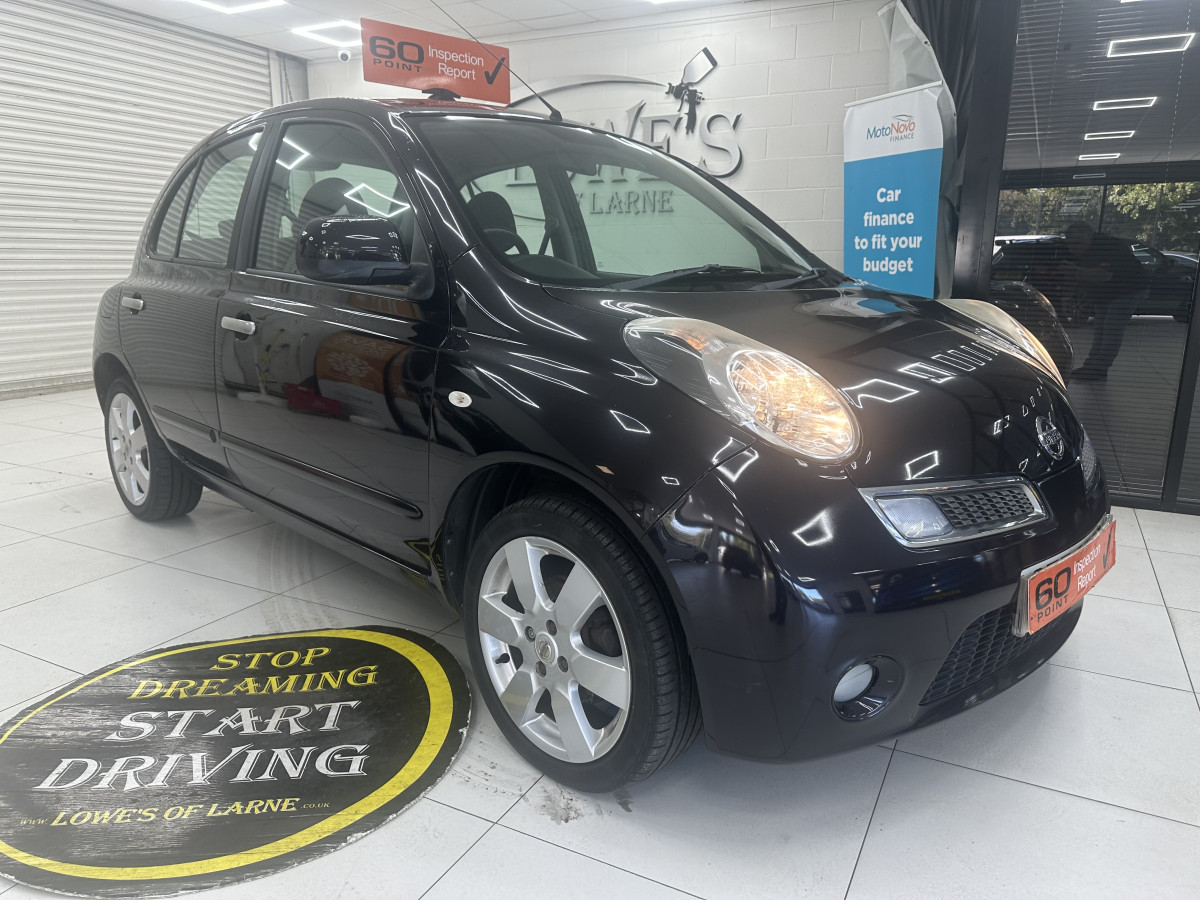 2010 NISSAN MICRA 1.2 N-TEC with SAT NAV — MOTd UNTIL 1st OCT 2027